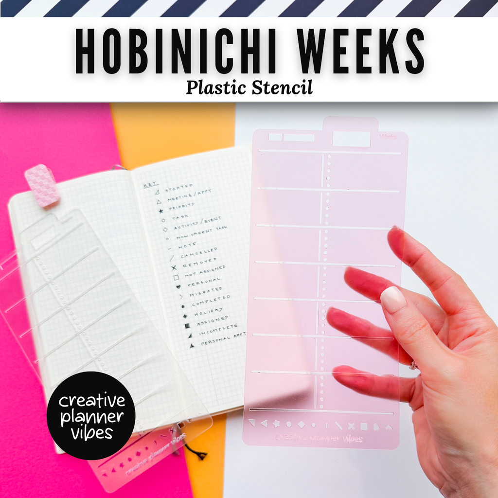 Hobonichi Weeks Plastic Stencil