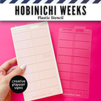 Hobonichi Weeks Plastic Stencil