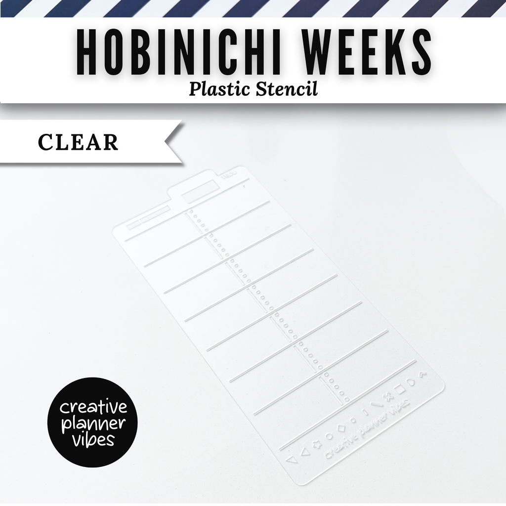Hobonichi Weeks Plastic Stencil