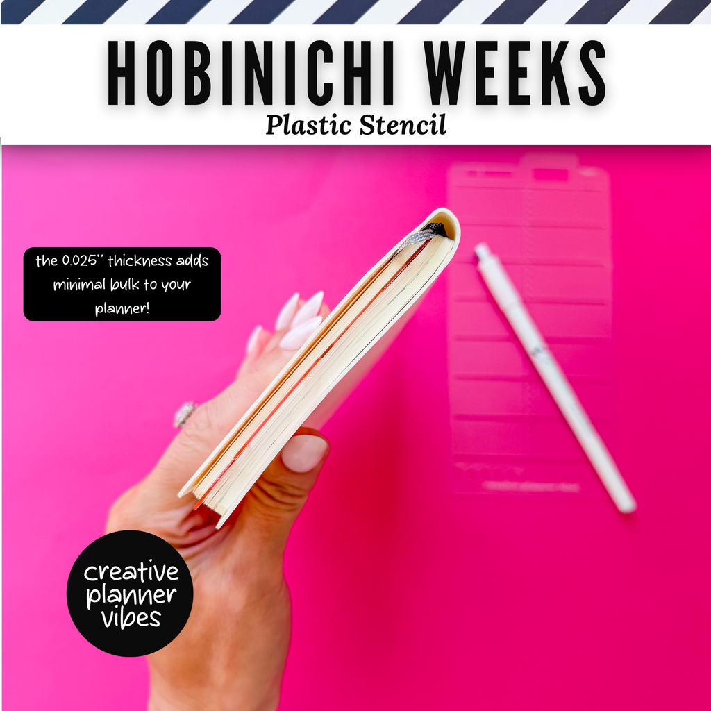 Hobonichi Weeks Plastic Stencil