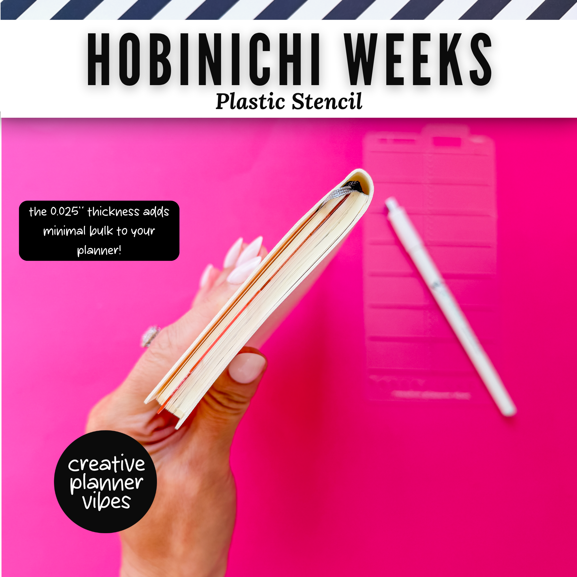Hobonichi Weeks Plastic Stencil