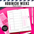 Hobonichi Weeks Plastic Stencil