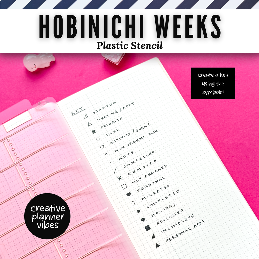 Hobonichi Weeks Plastic Stencil