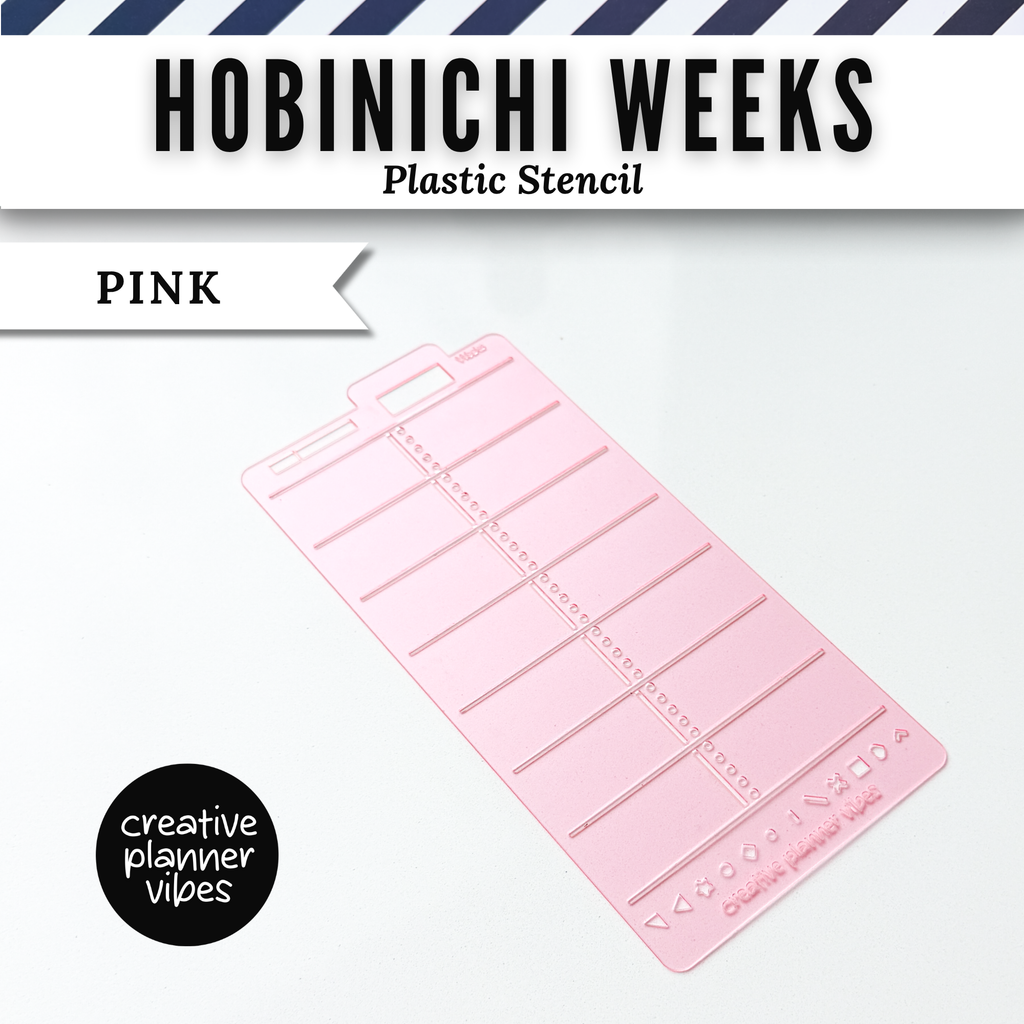 Hobonichi Weeks Plastic Stencil