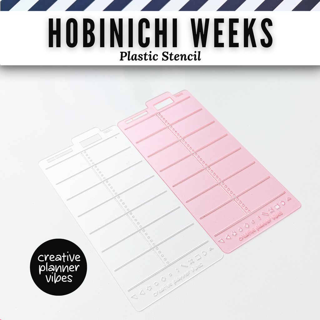 Hobonichi Weeks Plastic Stencil