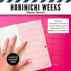 Hobonichi Weeks Plastic Stencil