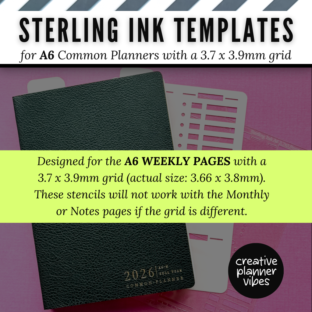 Sterling Ink A6 Full Page Templates image 1