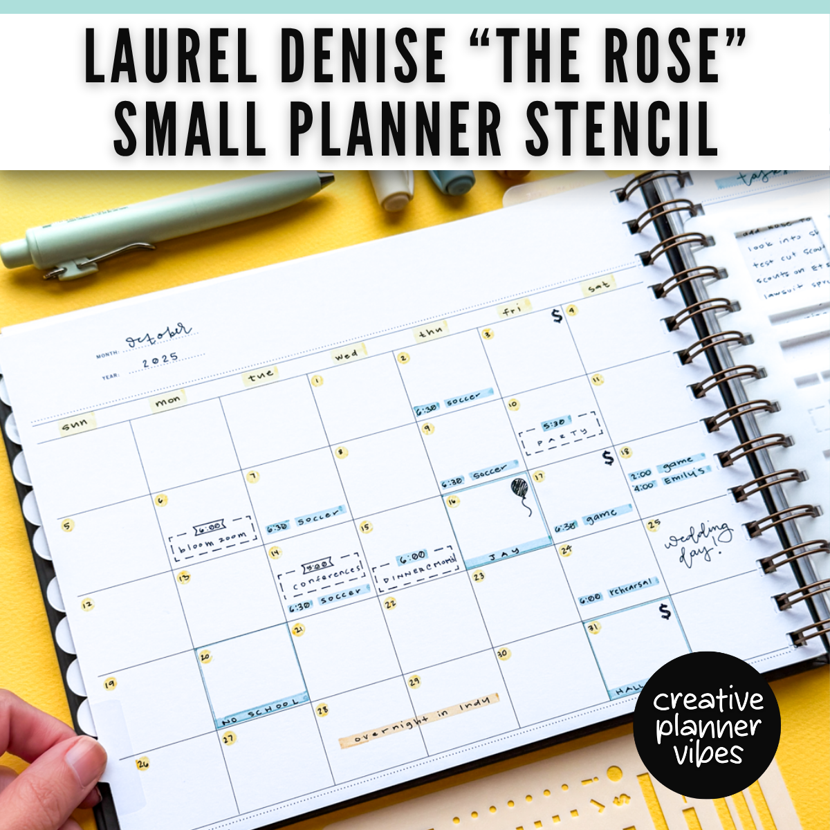 Laurel Denise "Rose" Stencils image 5