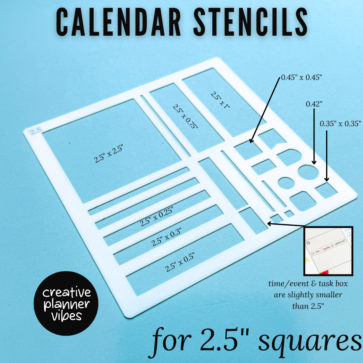 Calendar Stencils image 11
