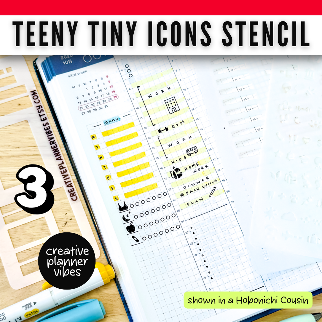Icons and Borders Stencils image 10