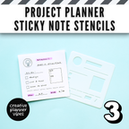 Project Planner Stencils 3"x3" | Pack of 4 | Kanban & Project Management image 9