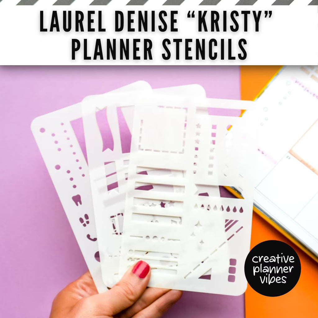 Laurel Denise "Kristy" Planner Stencils image 0