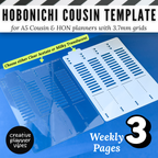Hobonichi Cousin Full Page Templates image