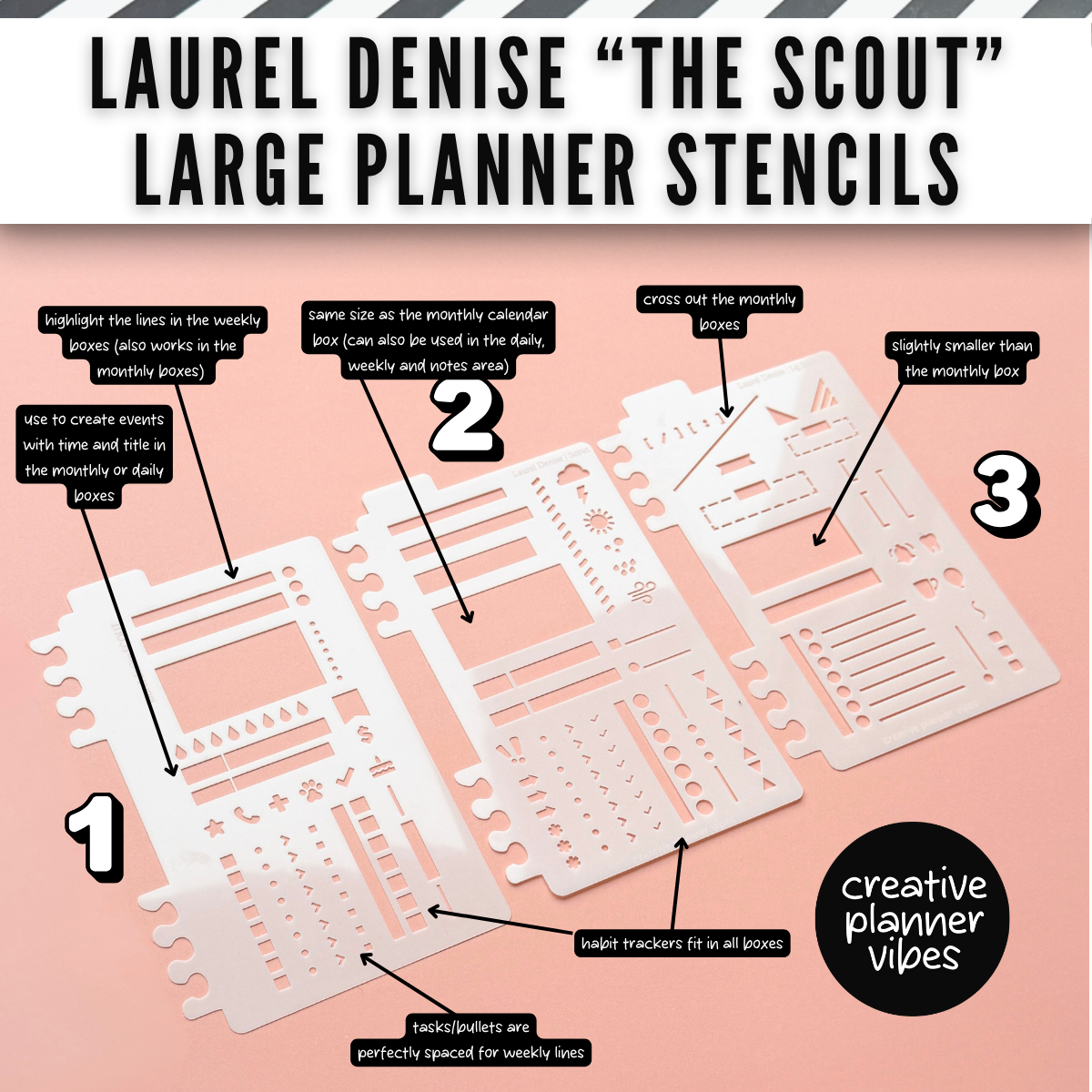Laurel Denise "Scout" Stencils & Inserts image 17