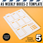 Bullet Journal Stencils and Full Page Templates image 13