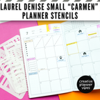 Laurel Denise "Carmen" Small Planner Stencils image 3