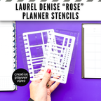 Laurel Denise "Rose" Stencils image 0
