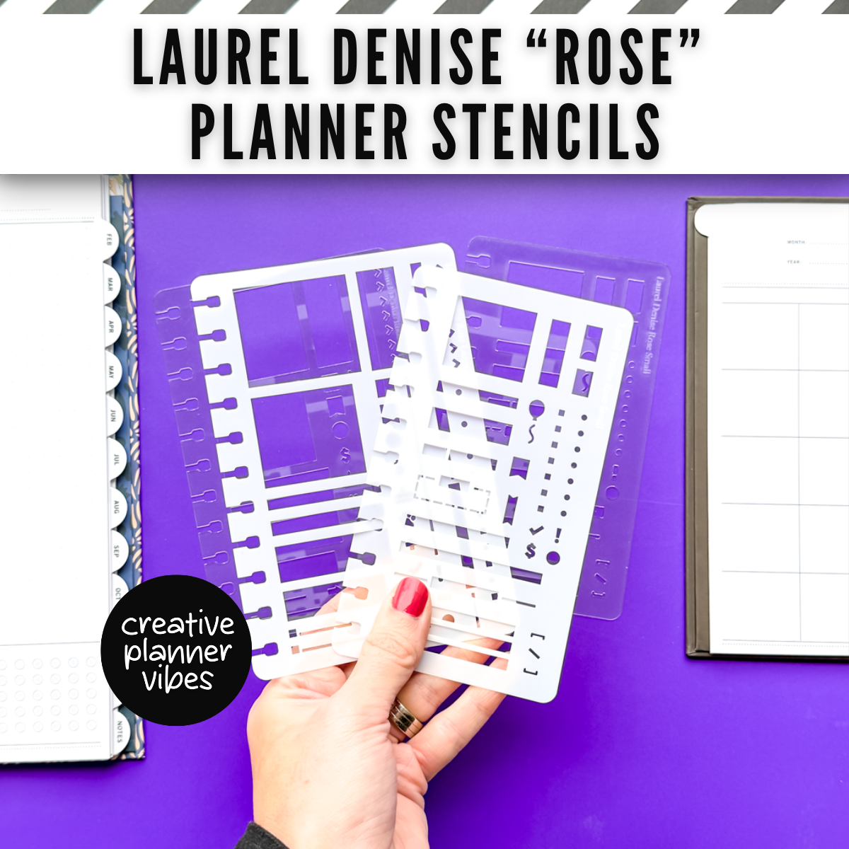 Laurel Denise "Rose" Stencils image 0