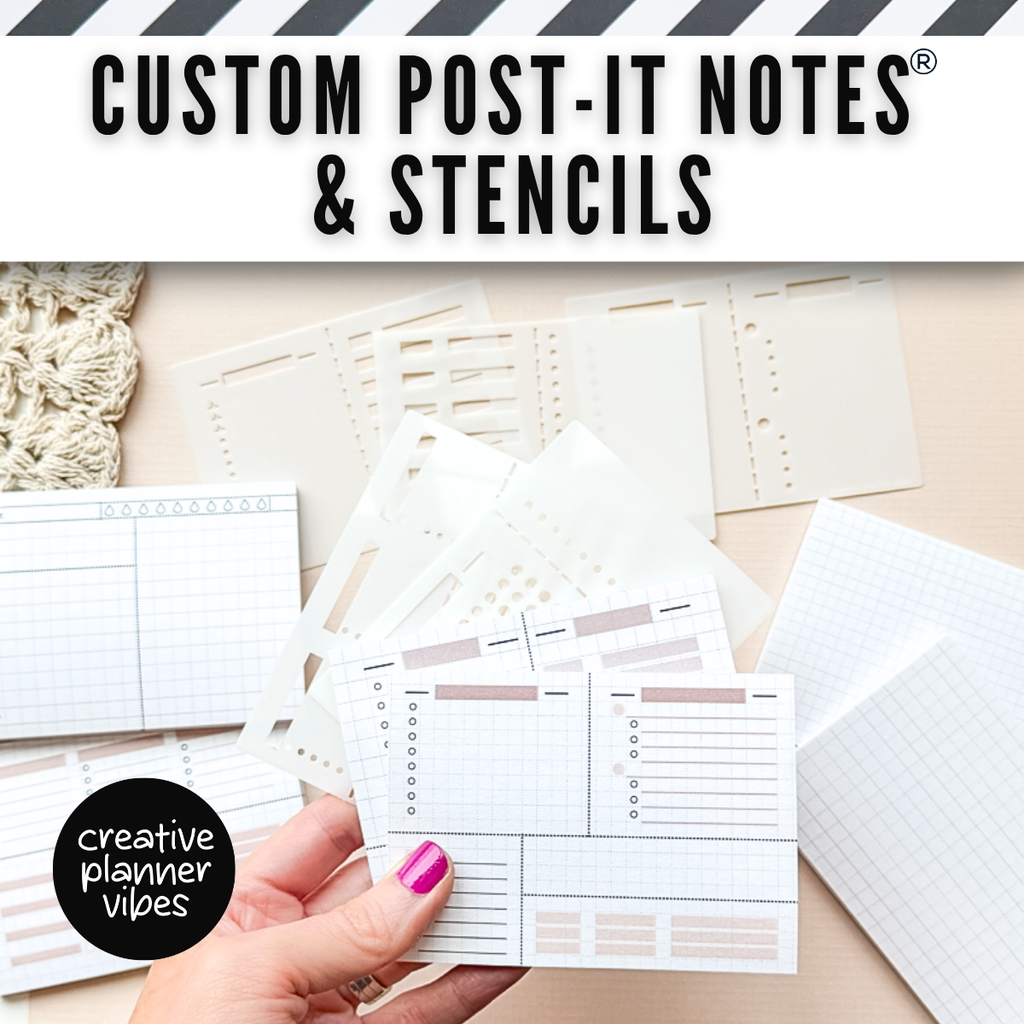 Custom Post-it Notes® & Coordinating Stencils | 4" x 3" image 19