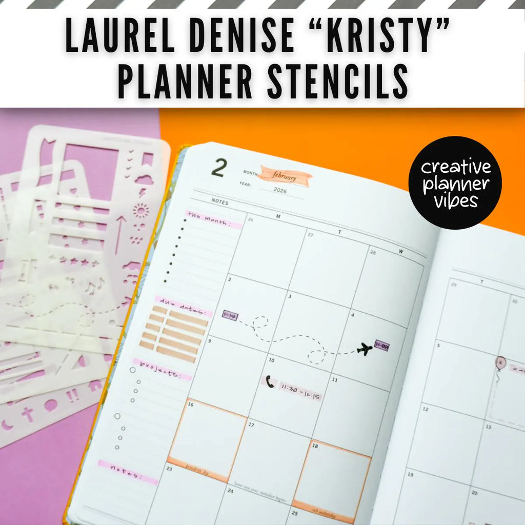Laurel Denise "Kristy" Planner Stencils image 4