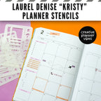 Laurel Denise "Kristy" Planner Stencils image 4