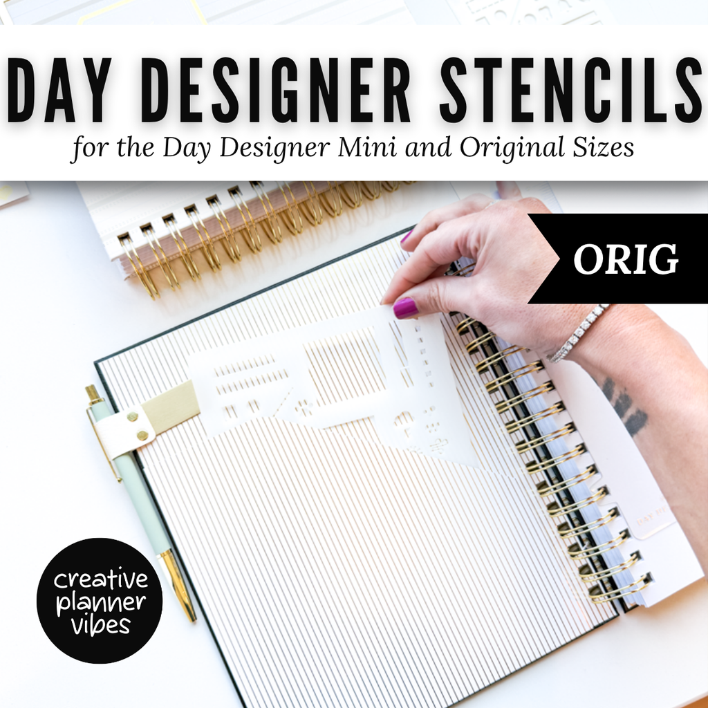 Day Designer Planner Stencils | Mini & Original | Weekly and Daily image 10