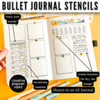 Bullet Journal 5mm Medium Stencils image 4