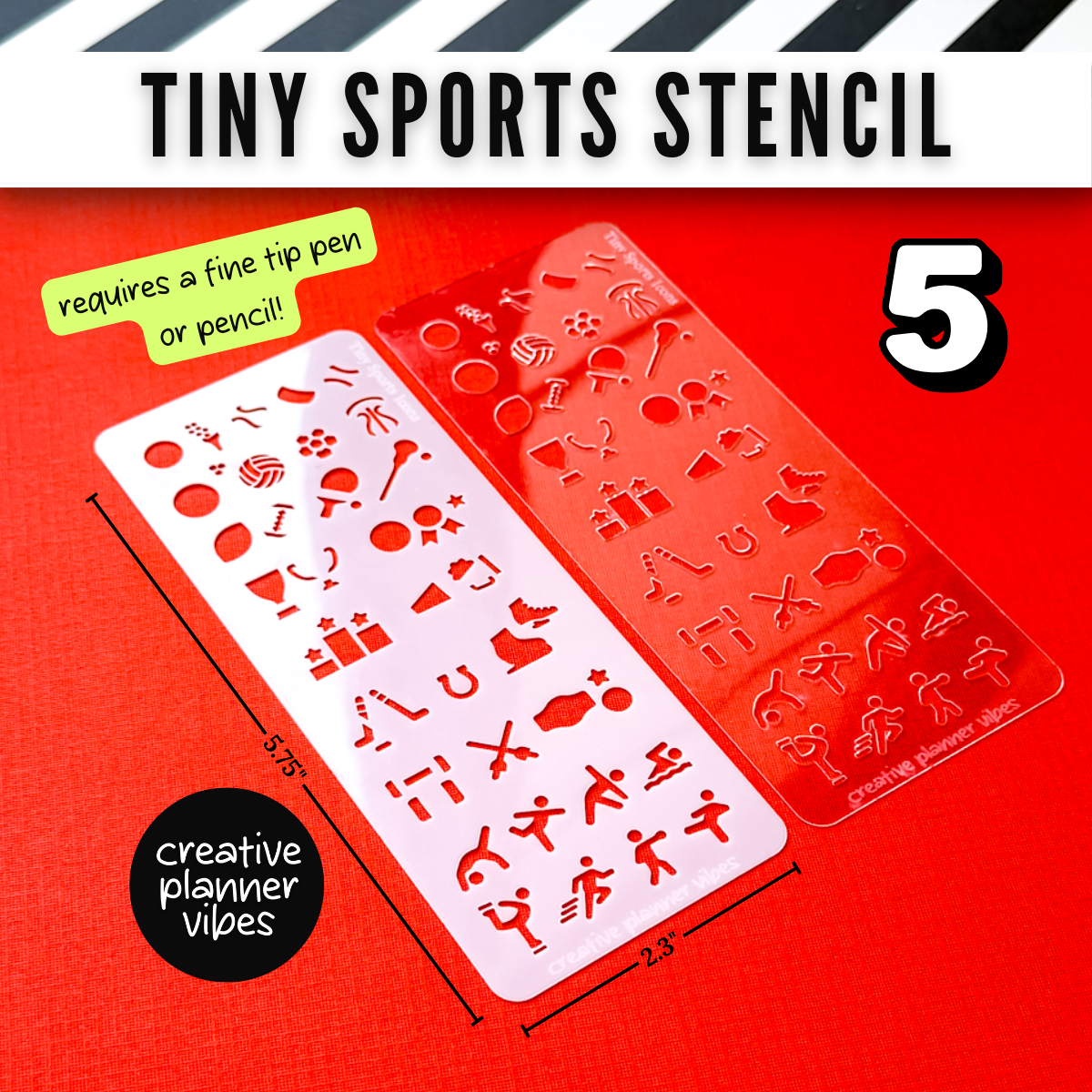 Icons and Borders Stencils image 23