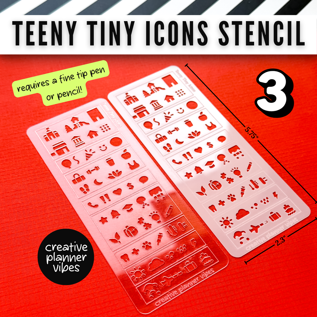 Icons and Borders Stencils image 20