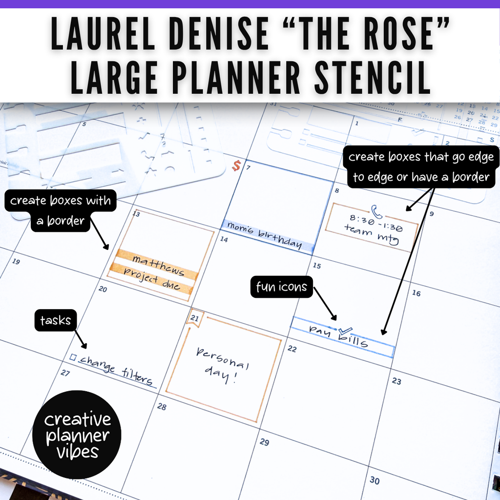 Laurel Denise "Rose" Stencils image 7