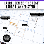 Laurel Denise "Rose" Stencils image 7