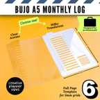 Bullet Journal Stencils and Full Page Templates image 14