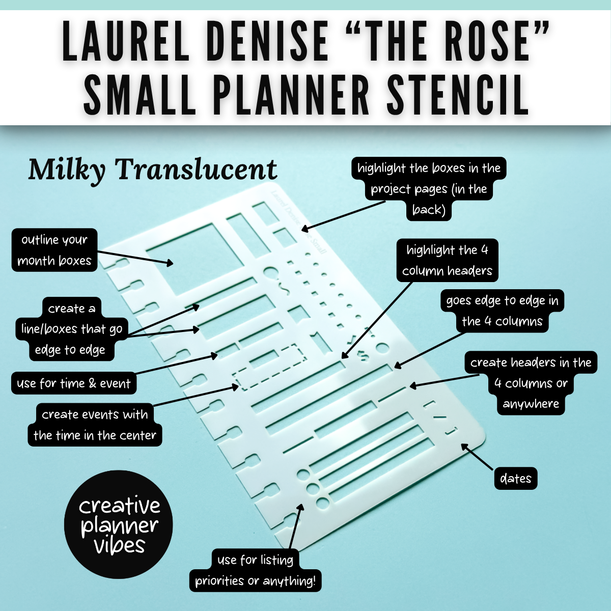 Laurel Denise "Rose" Stencils image 8