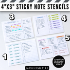 Custom Post-it Notes® & Coordinating Stencils | 4" x 3" image 8