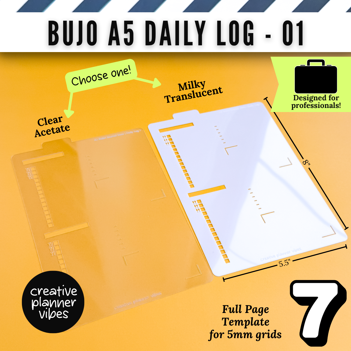 Bullet Journal Stencils and Full Page Templates image 15
