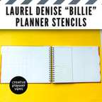 Laurel Denise "Billie" Planner Stencil image 2