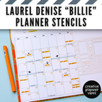Laurel Denise "Billie" Planner Stencil image 7
