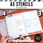 A5 | 4mm Grid Full Page Templates & Stencil image 12