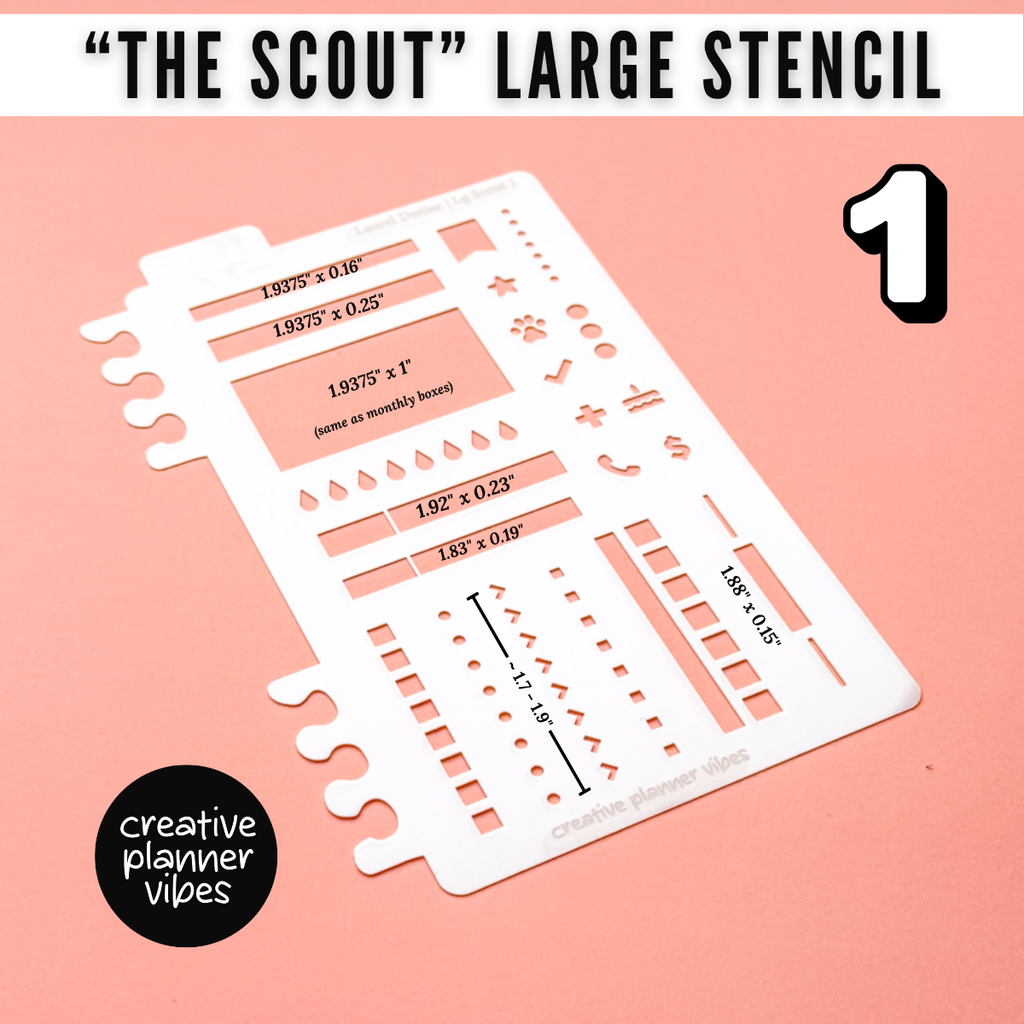 Laurel Denise "Scout" Stencils & Inserts image 1