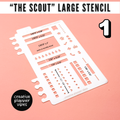 Laurel Denise "Scout" Stencils & Inserts image 1