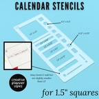 Calendar Stencils image 7