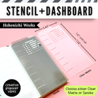 Hobonichi Weeks & Cousin Stencil + Dashboard for Planners image 3