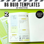 B6 Size | 4mm Grid Full Page Templates & Stencils for Planners, Notebooks, Bullet Journals image 7