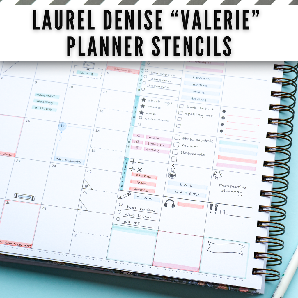 Laurel Denise "Valerie" Planner Stencils image 3