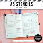 A5 | 4mm Grid Full Page Templates & Stencil image 20