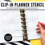 Clip-in Planner Stencils image 17