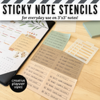 Sticky Notes Stencils image 7