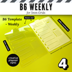 B6 | 5mm Grid Full Page Templates & Stencil image 6