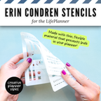 Erin Condren "LifePlanner" Stencils &amp; Spiral Inserts image 11