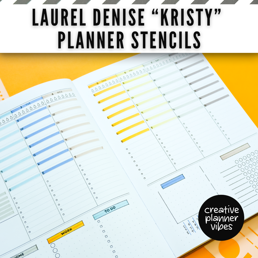 Laurel Denise "Kristy" Planner Stencils image 15